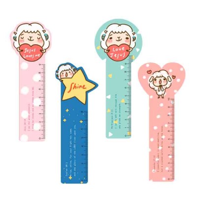 福氣羊羊/造型書籤尺4入