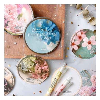 永恆應許/中英經文卡圓盒