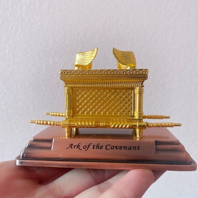 以色列合金約櫃小號猶太工藝品金色擺件擺設