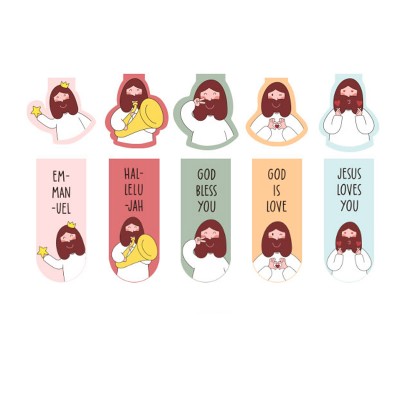 原創手繪系列磁性雙面書籤五個裝