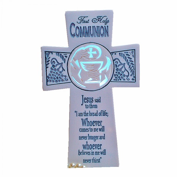 帶燈基督教樹脂十字架基督徒禮品基督耶穌教主內小禮物耶穌