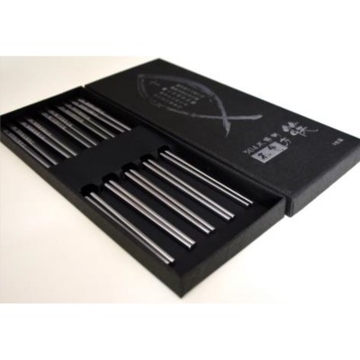 專心仰賴耶和華-304 不銹鋼本色方筷