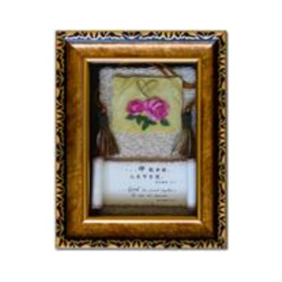 神配合的人不可分開相框畫 (馬太福音 19:6) (23x18x5cm)