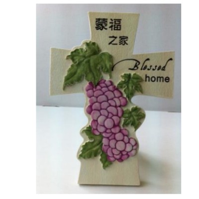 蒙福之家 - 葡萄十字架(20x14.5cm) 蒙福之家 - 葡萄十字架(20x14.5cm)