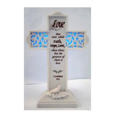 Light Up Cross - Love