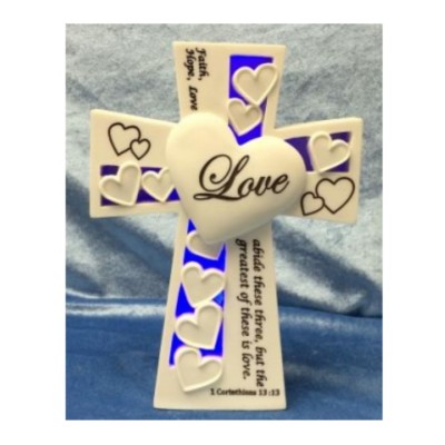 Light Up Cross (Heart/Love)