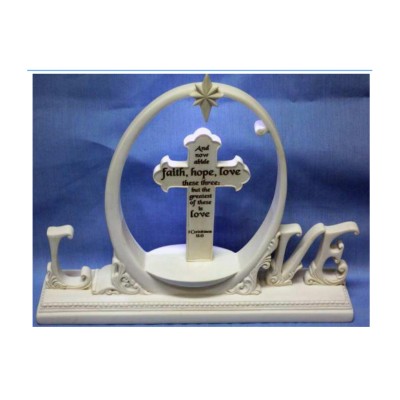 Light up Wording – Love w/Cross