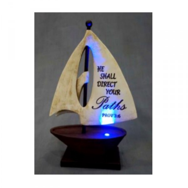 Sailing Boat with Led Light - Pr 3:6