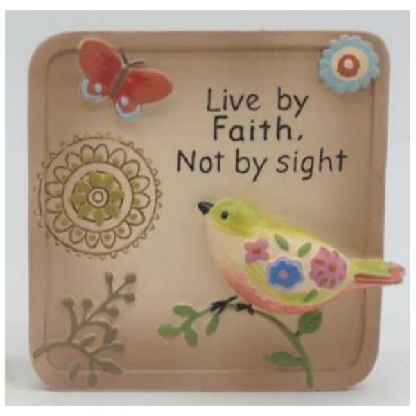 Plaque - Live by Faith, not by Sight
