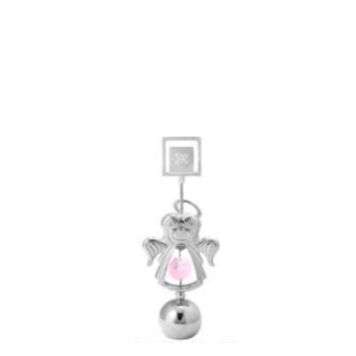 Pocket – Sweetie Angel – Holder Paperweight (Square Metal with Logo)
