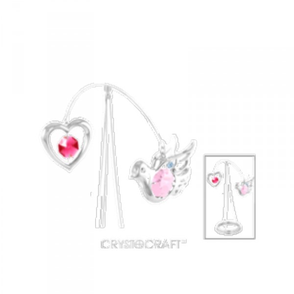 Mini Dove & Heart – Free Stand Mobile