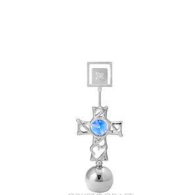 Pocket – Thorns Cross – Holder Paperweight (Square Metal with Logo)