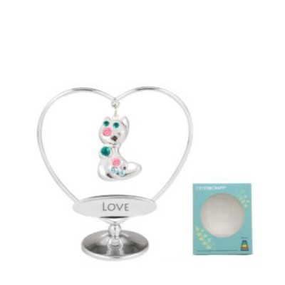 Cute Pocket – Cat – Heart Frame Mobile Freestand w/Blk Pad Print