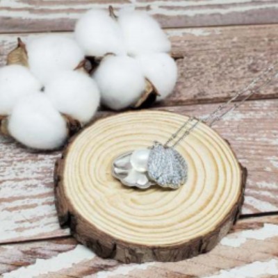 合金鍍金-貝母頸鍊