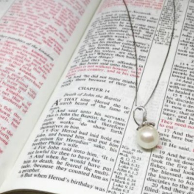 純銀-貝殼珠頸鍊