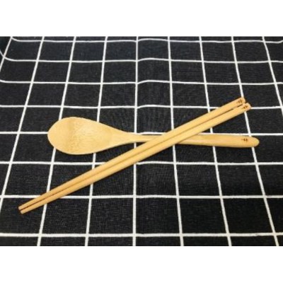 竹筷子套裝(十字架雕刻)粉紅包裝