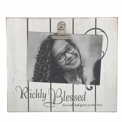 創意英文相架擺件- Richly Blessed