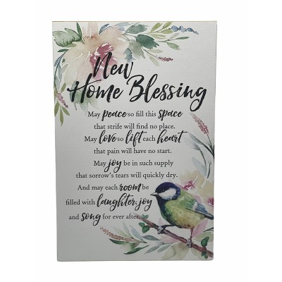 英文經文坐台畫-new home blessing