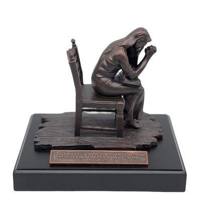 桌面銅像擺件-PRAYING WOMAN