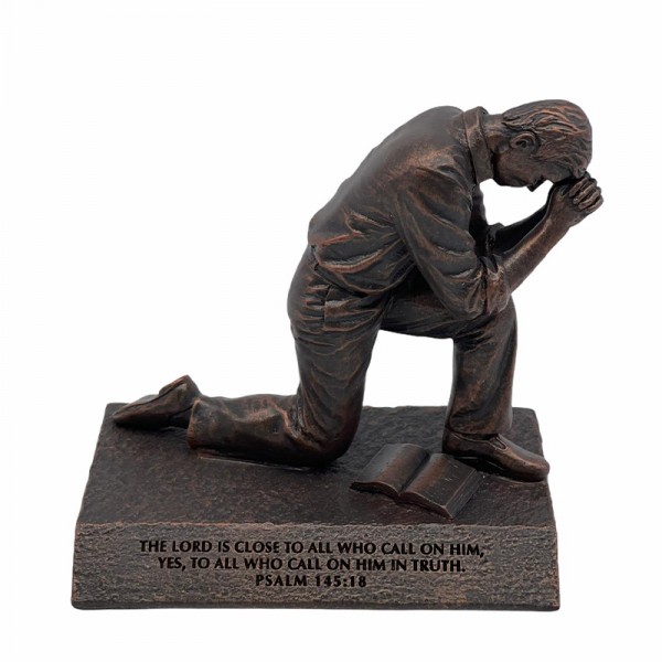 桌面銅像擺件-HOMBRE DE ORACION, PRAYING MAN