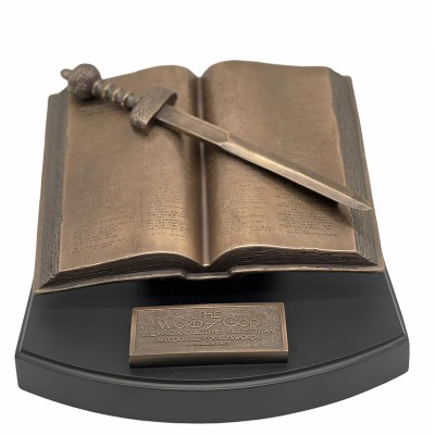 桌面銅像擺件-WORD OF GOD