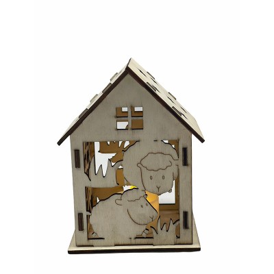 木屋發光擺件- GOOD SHEPHERD