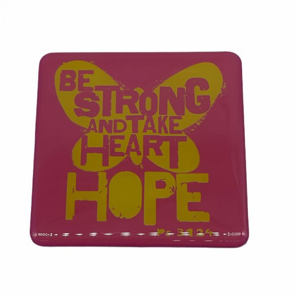 磁性貼-be strong and take heart hope