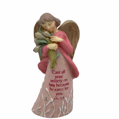 天使擺件-Cast all your anxiety on him because he cares for you