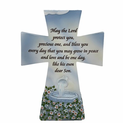 5"座檯十字架擺設系列- may the lord protect