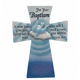 5"座檯十字架擺設系列- For Your Baptism(英文)