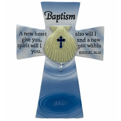 5"座檯十字架擺設系列- Baptism(英文)