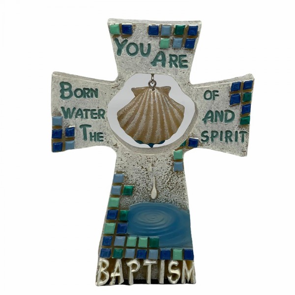 5"座檯十字架擺設系列- BAPTISM
