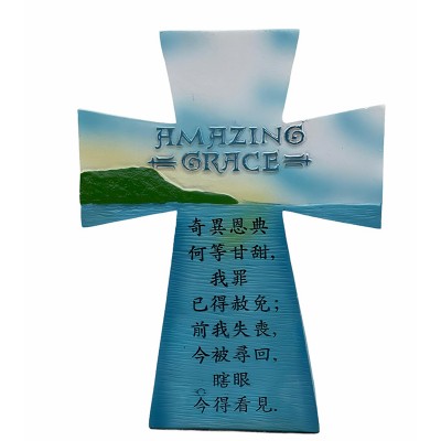5"座檯十字架擺設系列- Amazing Grace