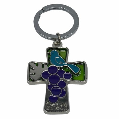 鋅合金十架匙扣- Grace