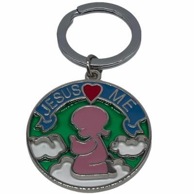 鋅合金十架匙扣- ewe are loved