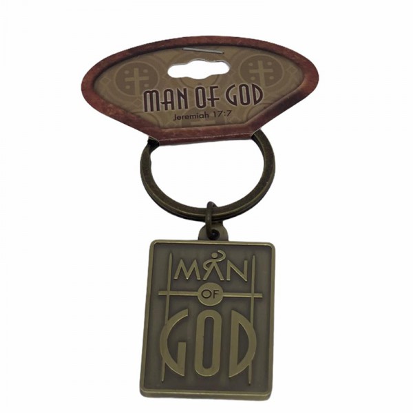 古銅色匙扣- MAN OF GOD