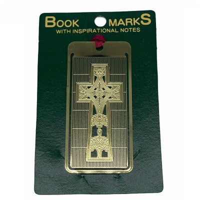 銅片書籤系列-方角十字方牌書籤