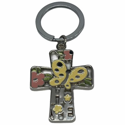 鋅合金十架匙扣- Hope(蝴蝶)