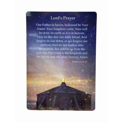 水晶架(主禱文/英文/12cmx17cm)