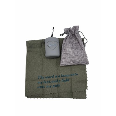 經文毛巾(Thy word is a lamp unto my feet , and a light unto my path)