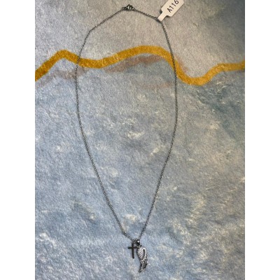 頸鍊(翅膀/白合金)