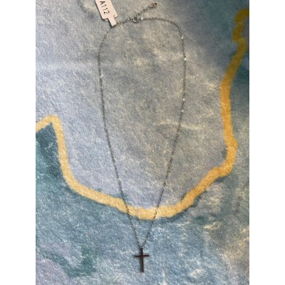 頸鍊(細小十架/925純銀)