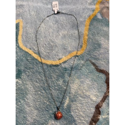 頸鍊	(白合金/紅石榴)