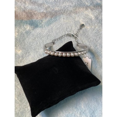 手鐲(白合金/12粒珍珠手鐲)