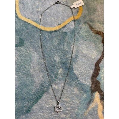 頸鍊(合金/閃石大衛星)