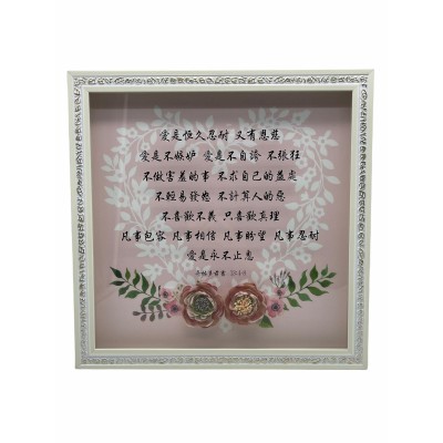 經文畫（哥林多前書13：4-8）