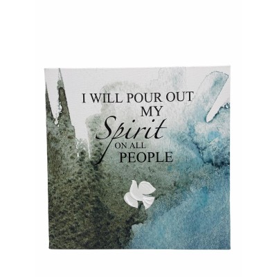 經文畫（I WILL POUR OUT MY SPIRIT ON ALL PEOPLE）
