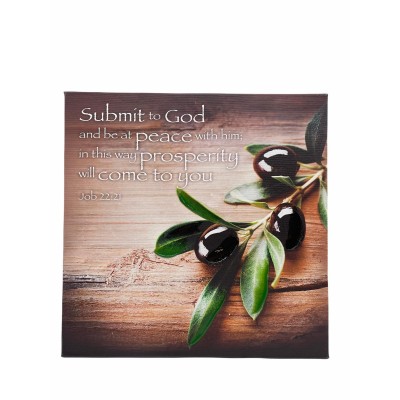 經文畫（JOB 22:21）