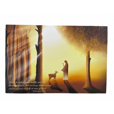 經文畫（耶穌與羊）