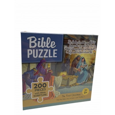 Bible Puzzle 200pcs – The First Christmas Bible Puzzle 200pcs – The First Christmas